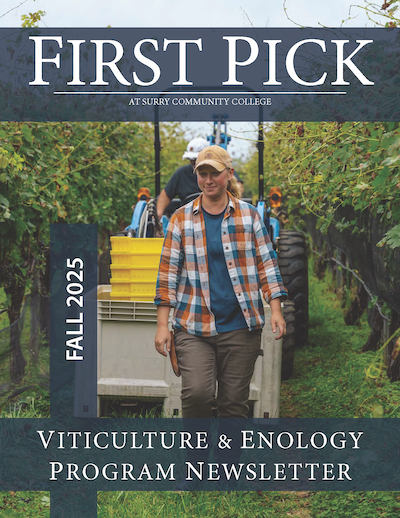 First pick Fall 2025 viticulture & enology newsletter